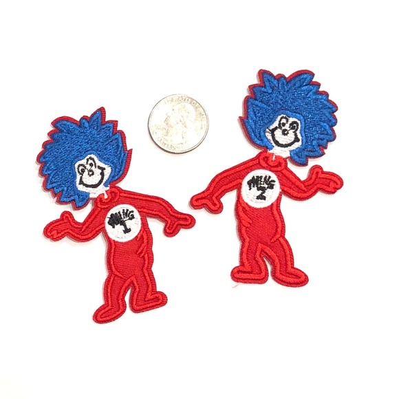 Accessories Disney Patch Thing One Thing Two Dr Seuss Diy Poshmark